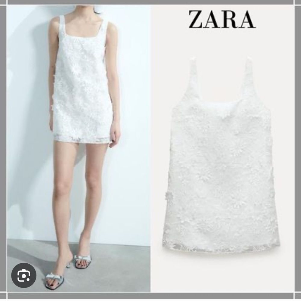 Zara embroidered mini dress - Picture 16 of 16